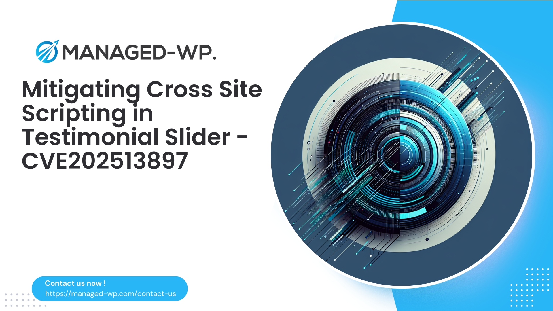 Critical XSS Exposes Testimonial Slider Plugin | CVE202513897 | 2026-01-10
