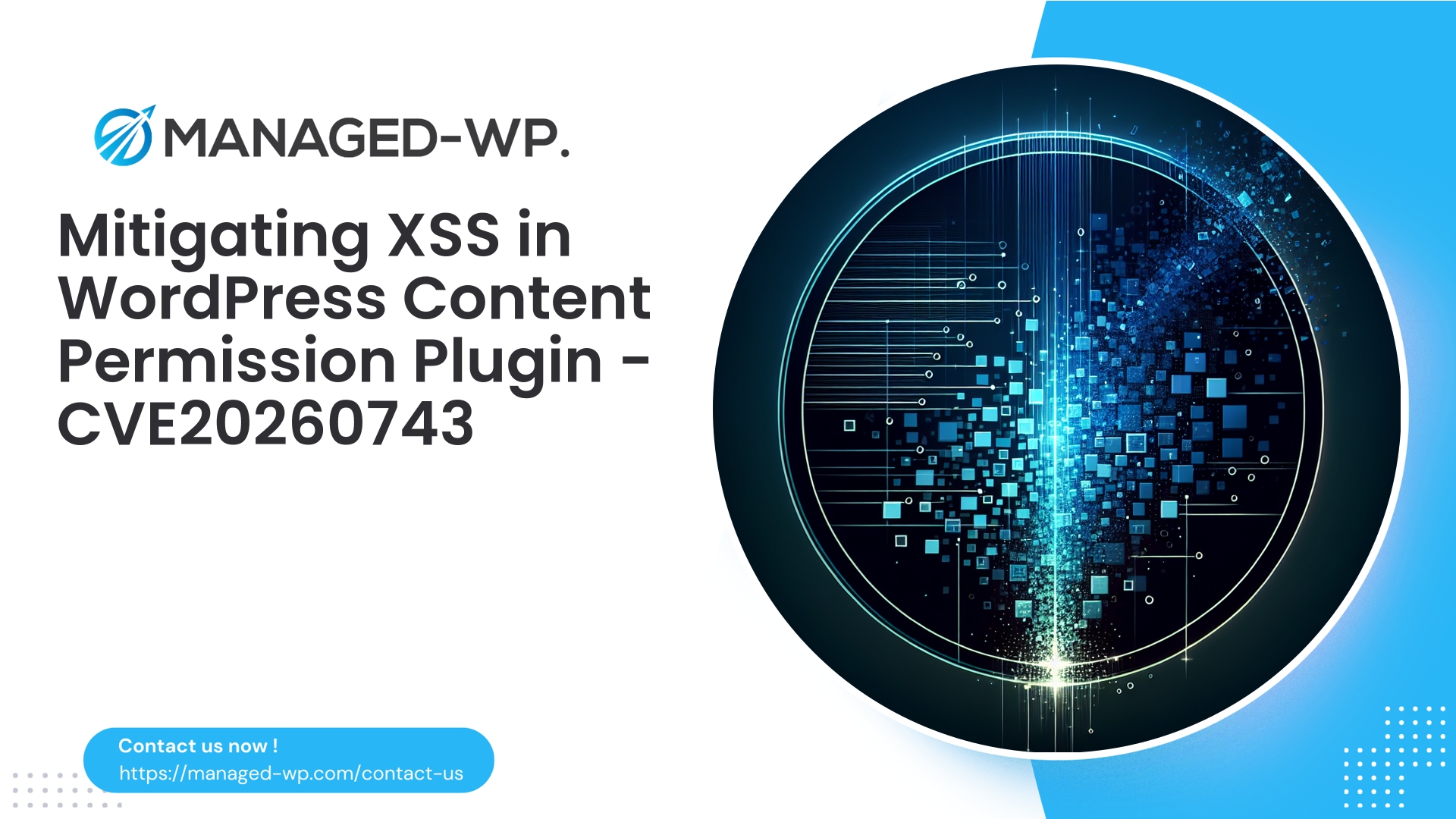 XSS Vulnerability in WordPress Content Permission Plugin | CVE20260743 | 2026-02-03