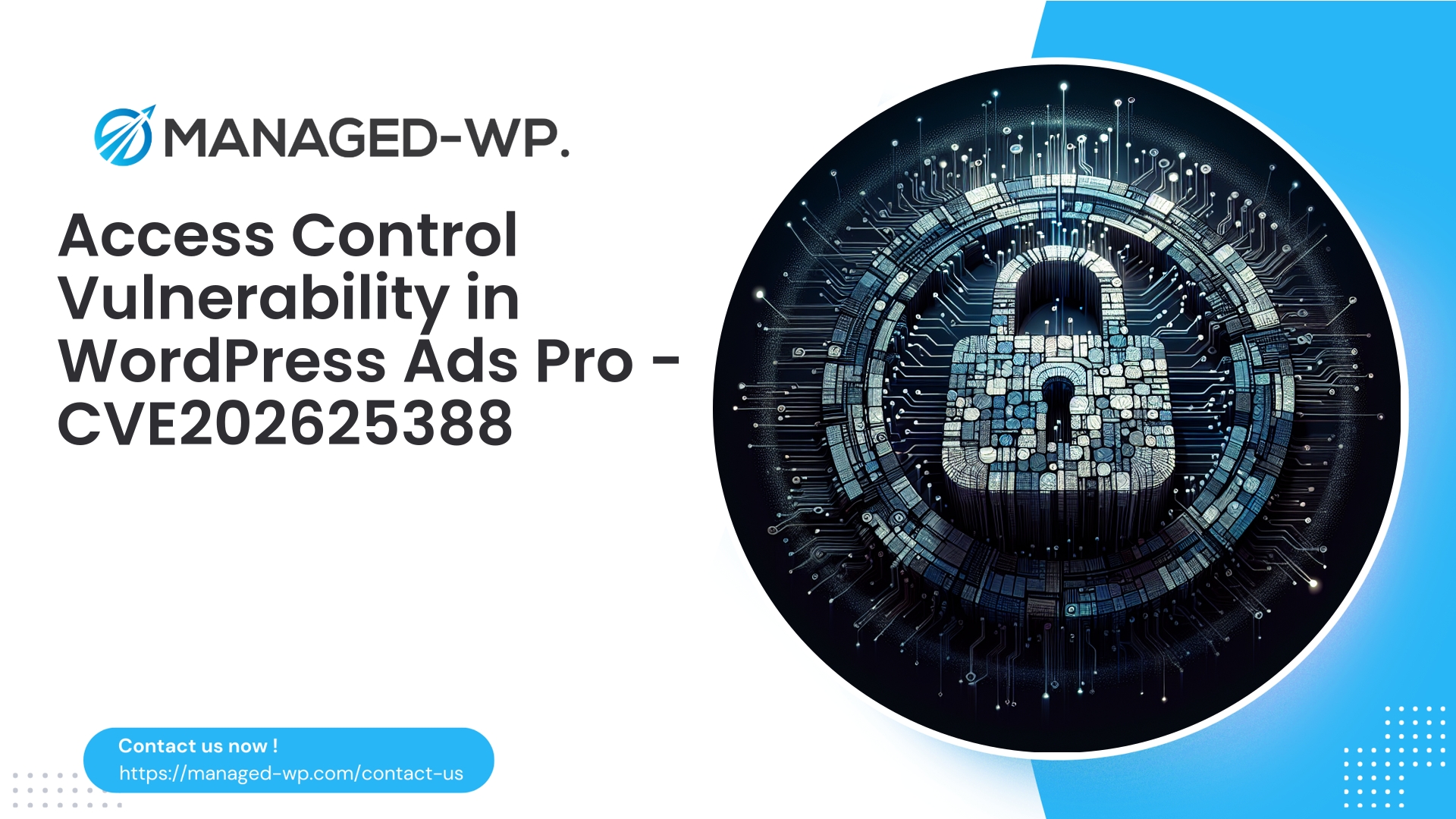 Critical Ads Pro Access Control Vulnerability | CVE202625388 | 2026-02-22