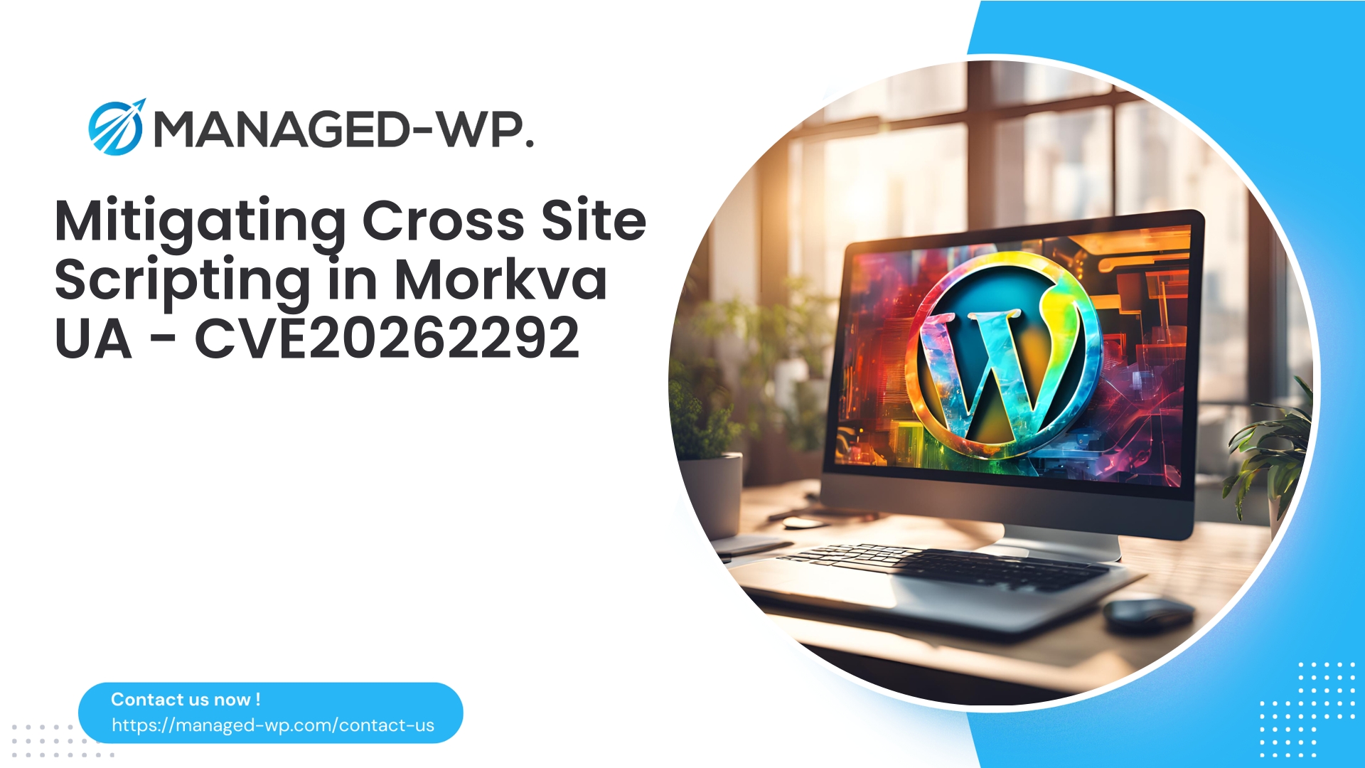 Exploitable XSS in Morkva UA Shipping Plugin | CVE20262292 | 2026-03-03