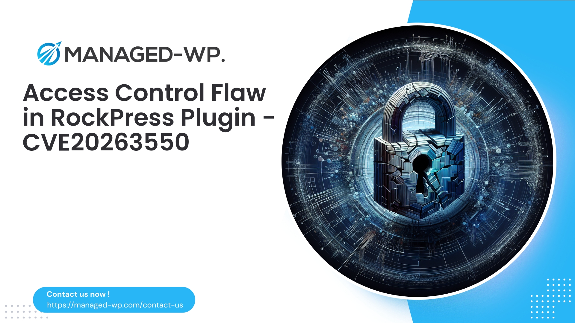 Critical RockPress Access Control Vulnerability | CVE20263550 | 2026-03-22