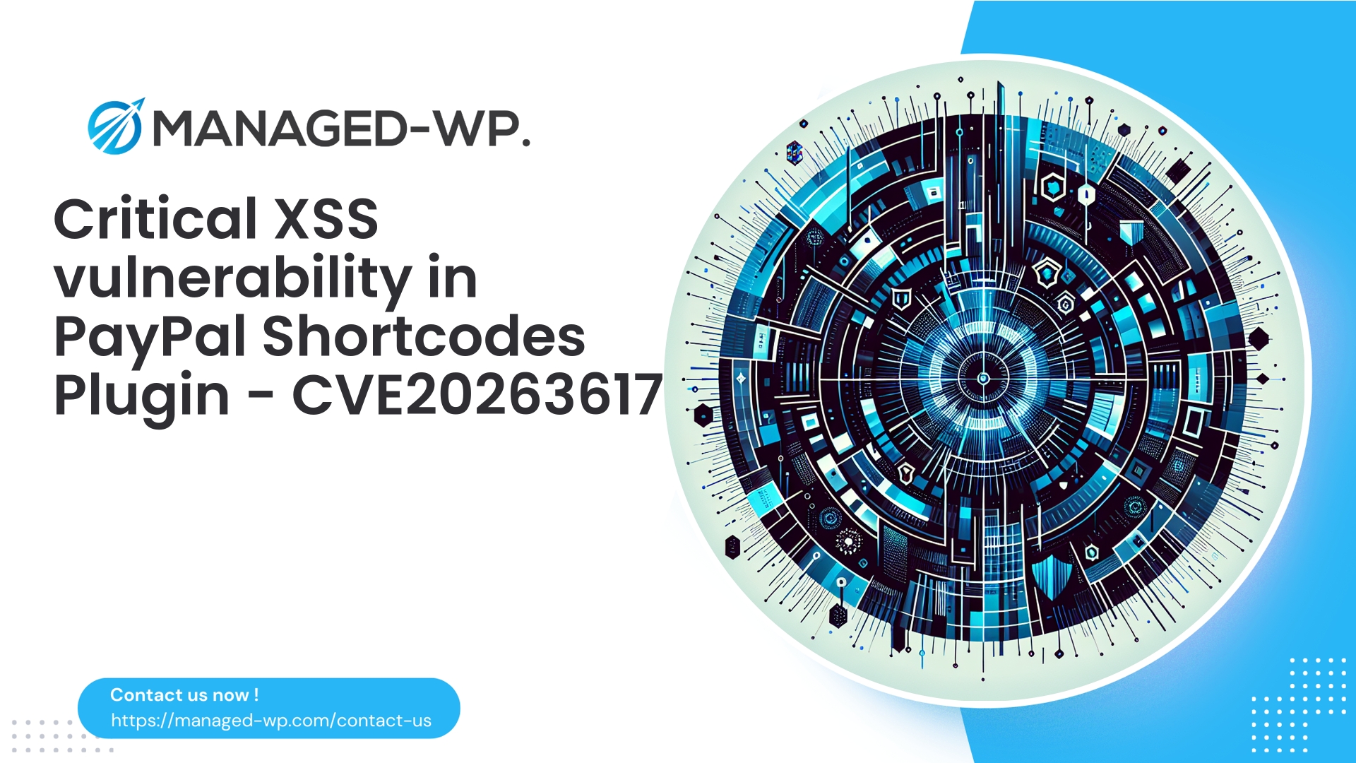 Critical XSS in WordPress PayPal Shortcodes | CVE20263617 | 2026-03-23