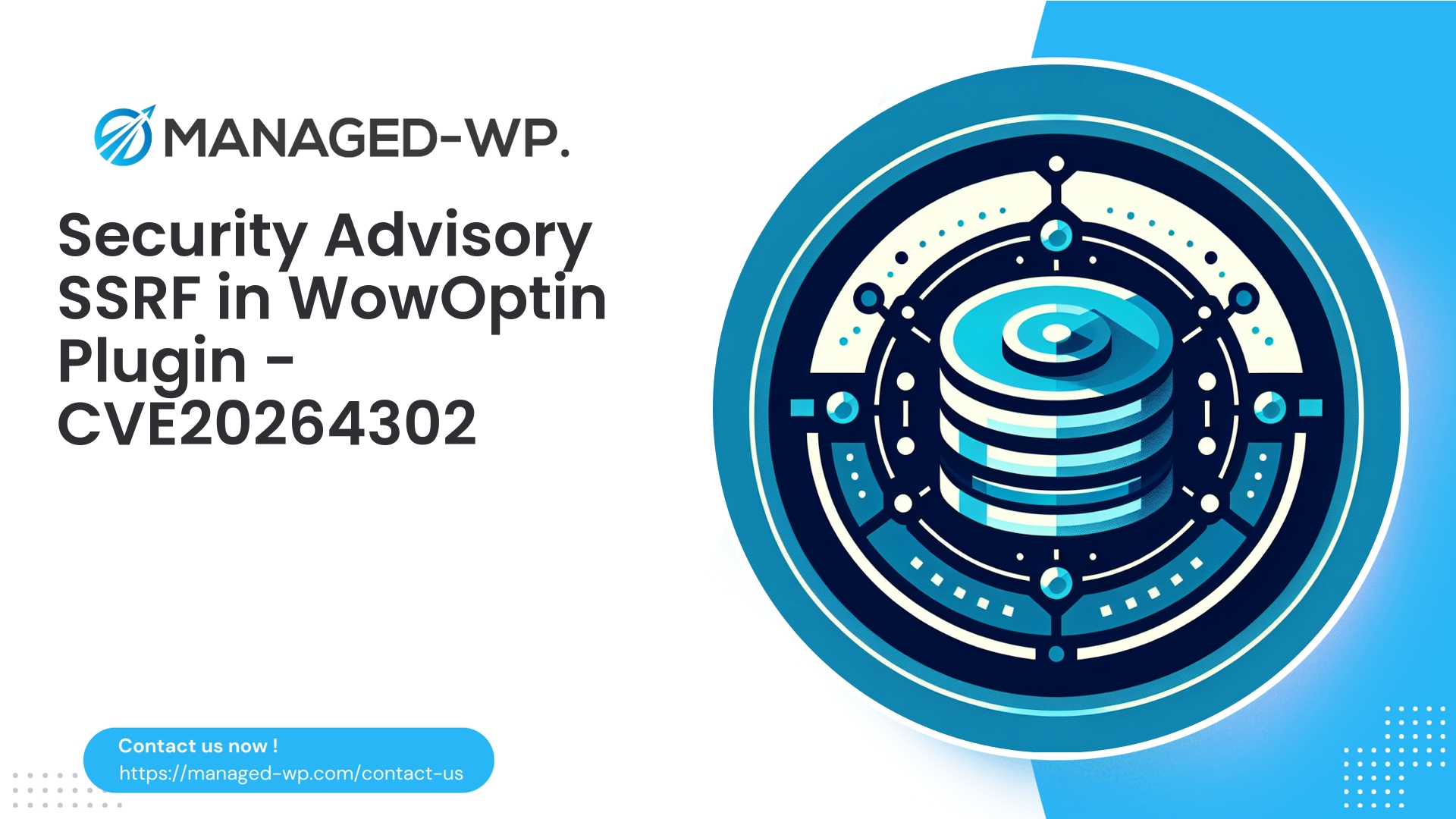 Addressing SSRF in WowOptin WordPress Plugin | CVE20264302 | 2026-03-23