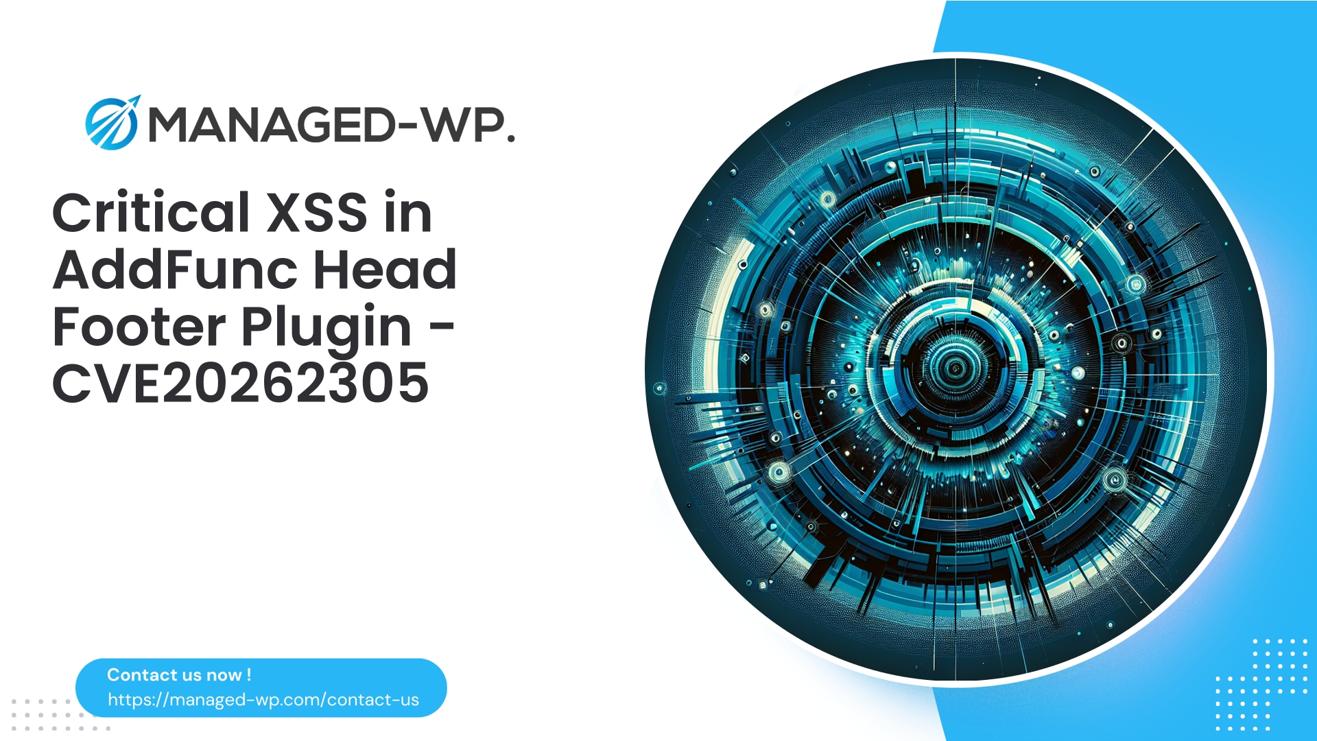 Critical XSS Vulnerability in AddFunc Head Footer | CVE20262305 | 2026-04-10