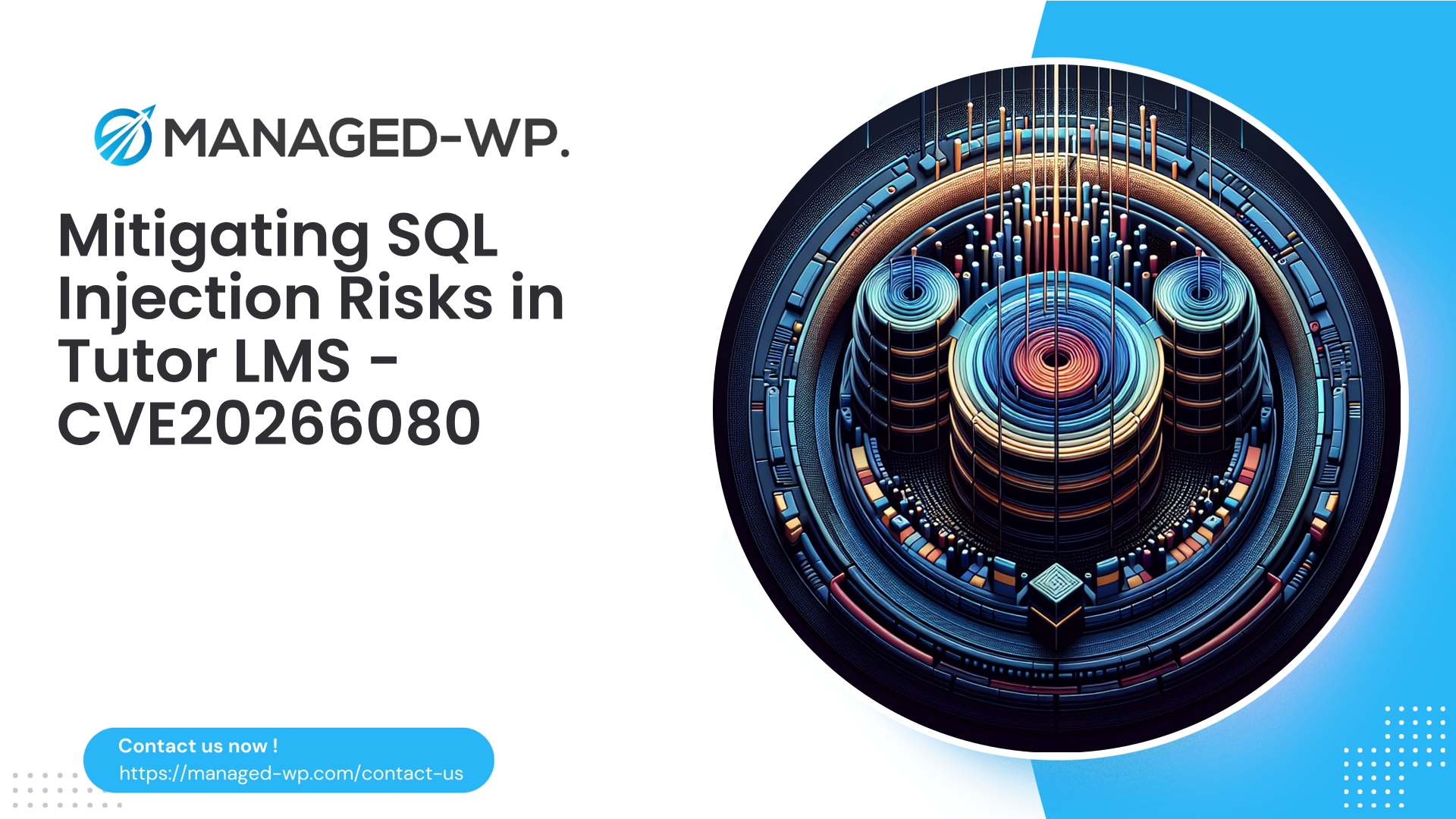 Securing Tutor LMS Against SQL Injection | CVE20266080 | 2026-04-17