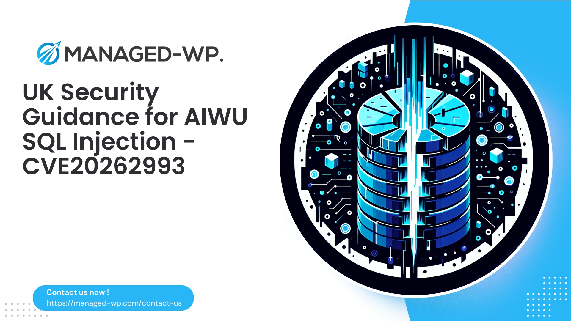 Urgent SQL Injection Risk in AIWU Plugin | CVE20262993 | 2026-05-12