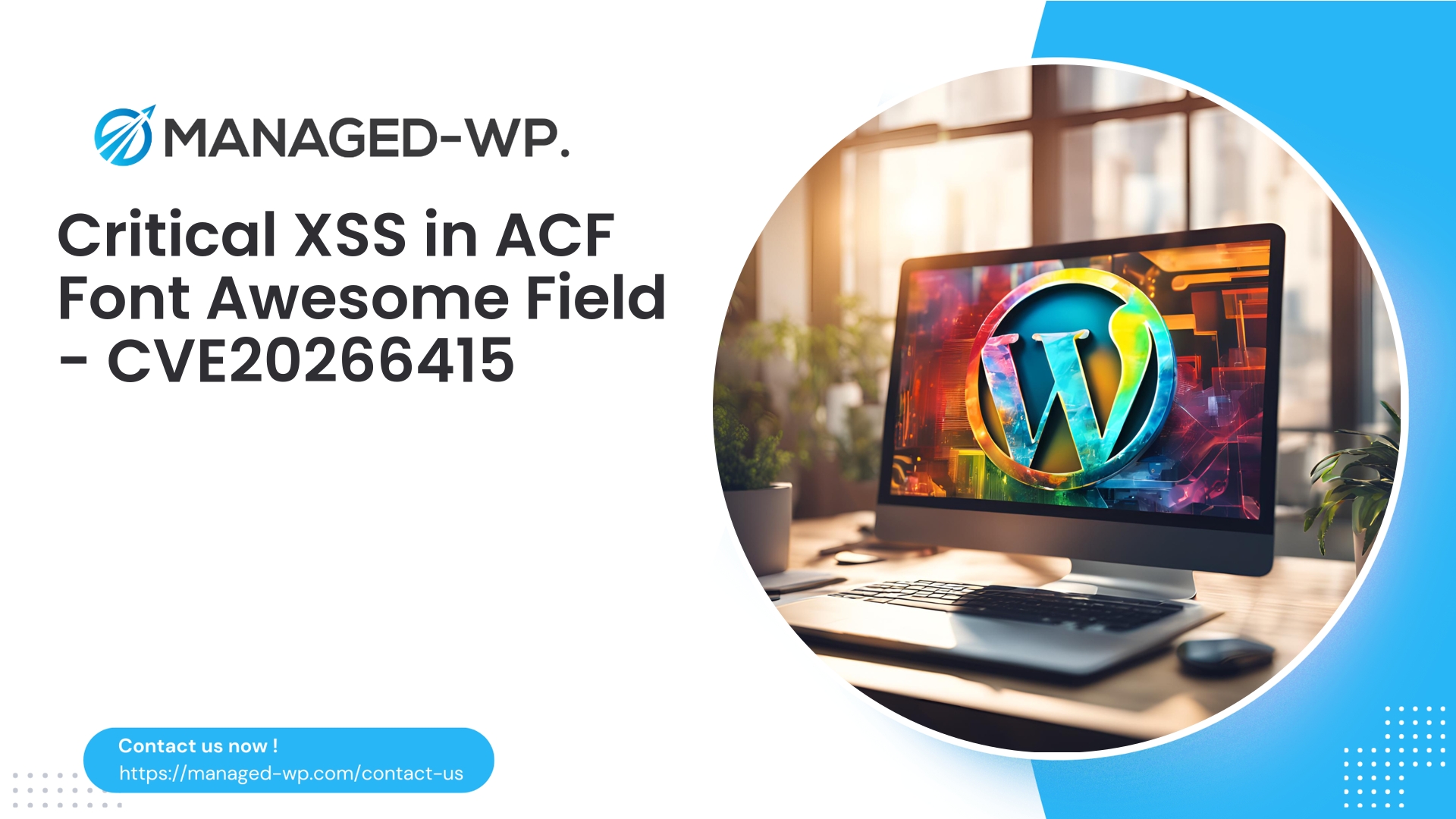 XSS Vulnerability in ACF Font Awesome Field | CVE20266415 | 2026-05-15