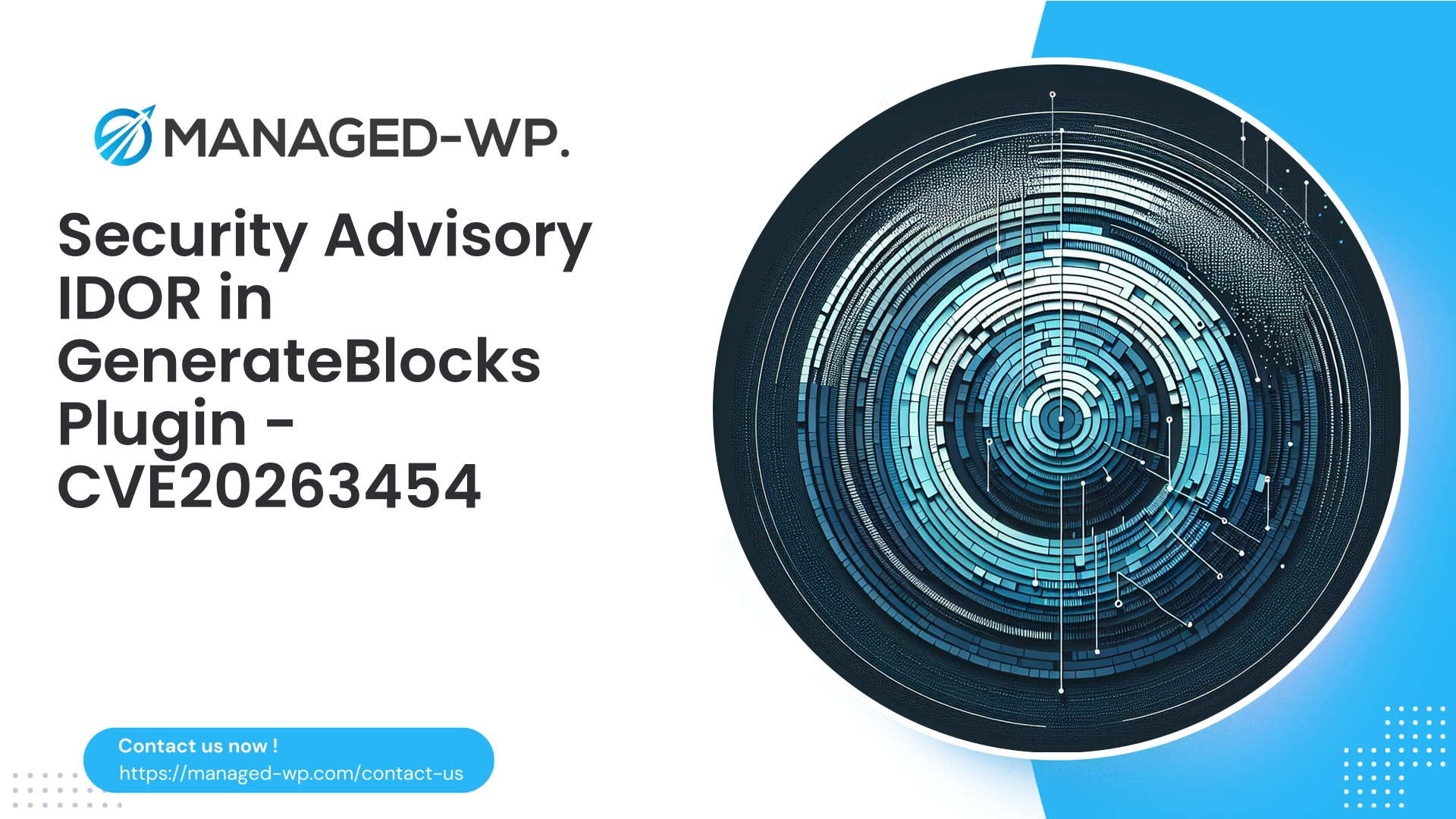 IDOR Vulnerability in GenerateBlocks Plugin | CVE20263454 | 2026-05-05